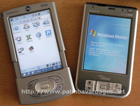 photo du Loox 720 et du PalmT3