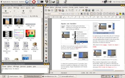 Bureau de Ubuntu sous Gnome 2.10